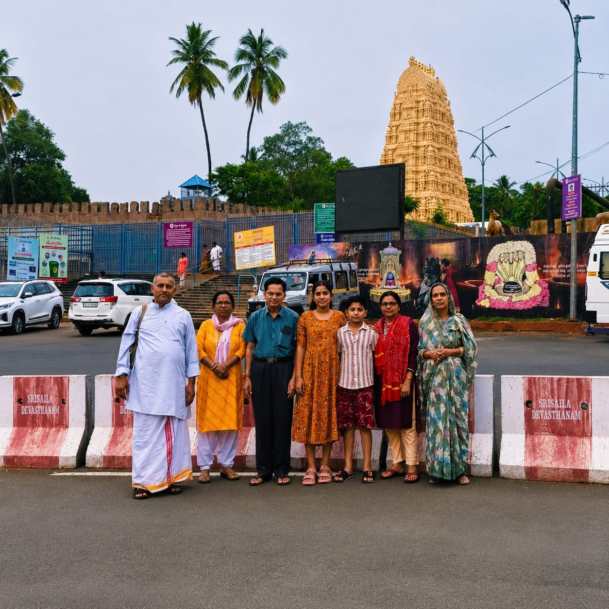 Happy Devotees Temple Tour